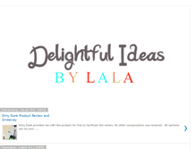 Tablet Screenshot of delightfulideas.com